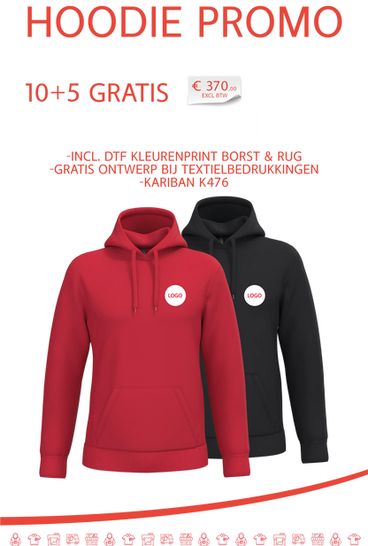Hoodie Promo 10+5gratis